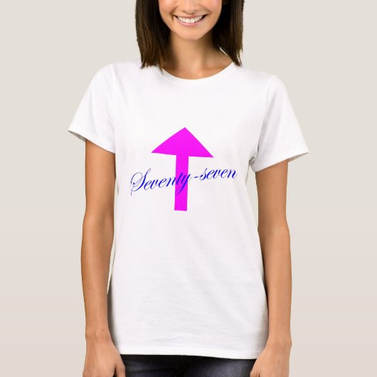 77矢 Tシャツ (正面)