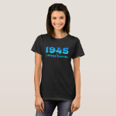 77誕生日レディースメンズ77年1945 18 Tシャツ (正面フル)