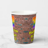 77誕生日:おもしろいグラフィティインスパイア – レボイン77 紙コップ (左)