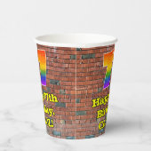 77誕生日:おもしろいグラフィティインスパイア – レボイン77 紙コップ (右)