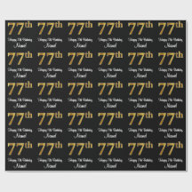 77誕生日：豪華エレガントなフェイク金ゴールドルック#