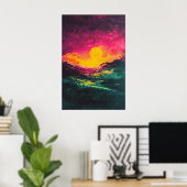 770抽象芸術 ポスター (ホームオフィス)