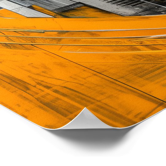 771抽象芸術 ポスター (角)