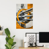 771抽象芸術 ポスター (ホームオフィス)