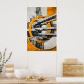 771抽象芸術 ポスター (キッチン)