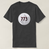 773市外局番 Tシャツ (デザイン正面)