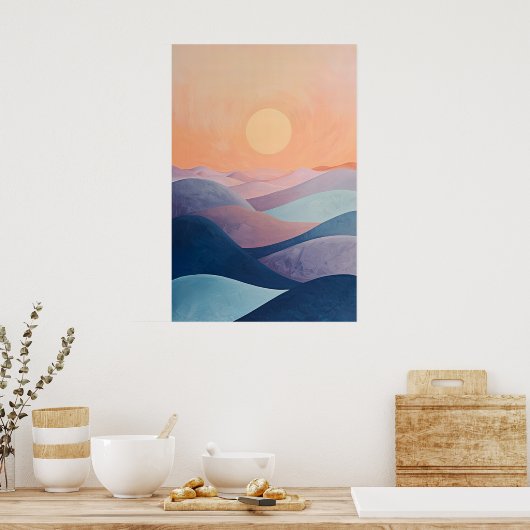 774抽象芸術 ポスター (キッチン)