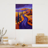 775抽象芸術 ポスター (キッチン)