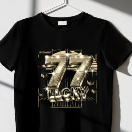 「777ラッキー」 Tシャツ
