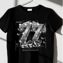 「777ラッキー」 Tシャツ