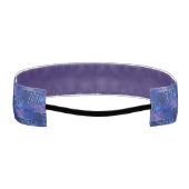 777天使ナンバーダークブルー輝く現れ アスレチックヘッドバンド (裏面)