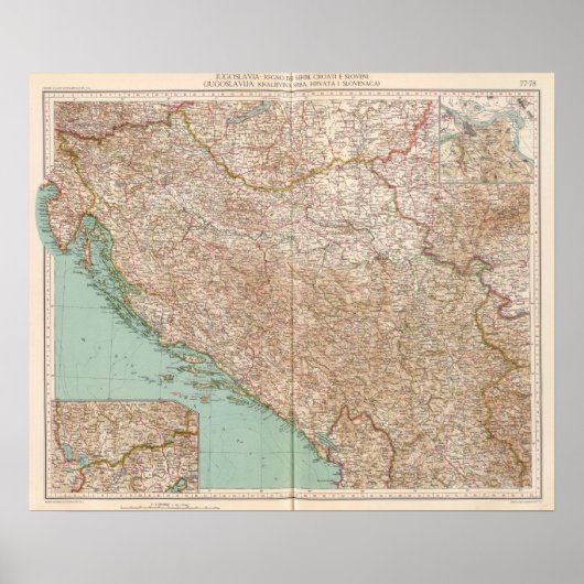 7778 Yugoslavia ポスター (正面)