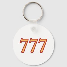 777 エンジェルナンバー ラック キーホルダー
