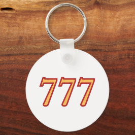 777 エンジェルナンバー ラック キーホルダー