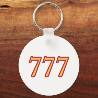 777 エンジェルナンバー ラック キーホルダー
