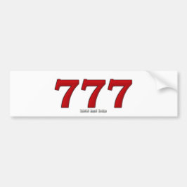 777 バンパーステッカー