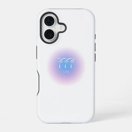 777 ラッキー iPhone 16ケース (裏面)