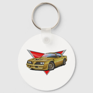 77-78金ゴールドFirebird キーホルダー