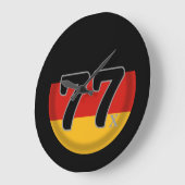 77 Deutschland Generation X ラージ壁時計 (傾斜)