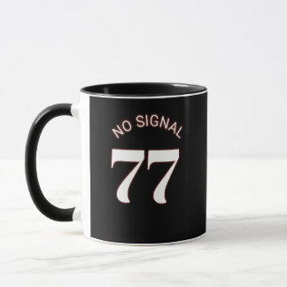 77 No Signal ブラックマグカップ マグカップ