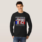 77th Anniversary WW2 D Day Landing of Allies Franc Tシャツ (正面フル)