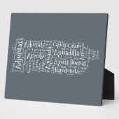 78プエブロス1プエルトリコ フォトプラーク (側面)