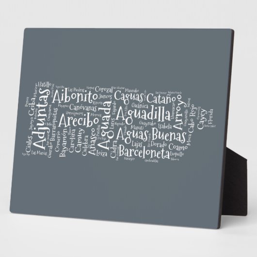 78プエブロス1プエルトリコ フォトプラーク (側面)