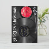 78回転のクリスマス シーズンカード (スタンド正面)