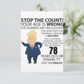 78年トランプハッピーバースデーありおもしろい (スタンド正面)