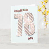 78歳の誕生日カード カード (黄色い花)