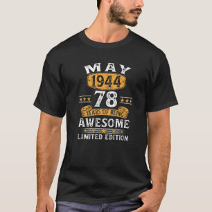 78歳ギフト1944年限定版78Th Bi Tシャツ