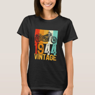78歳レトロバイクヴィンテージ1944 78th Bi Tシャツ