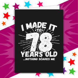 78歳皮肉ミームおもしろい78誕生日 カード