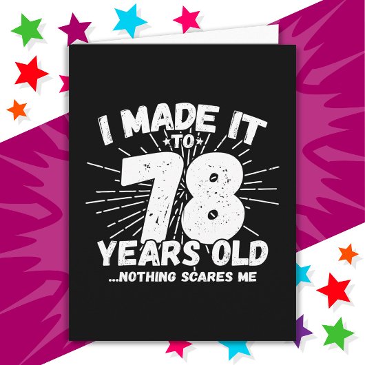 78歳皮肉ミームおもしろい78誕生日 カード
