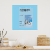 78生き延び年の吹雪 ポスター (キッチン)