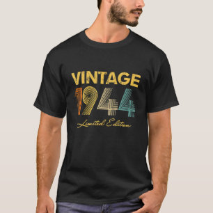 78番目の誕生日ギフトアイディアヴィンテージ1944年男性女性 Tシャツ