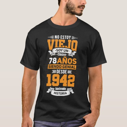 78誕生日インスペインのパパ2020 Edition Papa Tシャツ (正面)