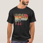 78誕生日私の78歳の伝説194 5月から Tシャツ (正面)
