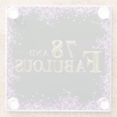 78誕生日 ガラスコースター (裏面)