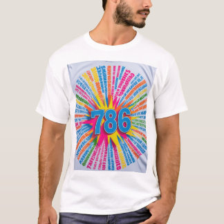 786イスラムTシャツ Tシャツ