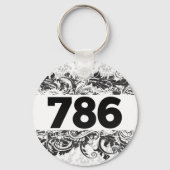786 キーホルダー (正面)