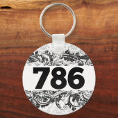 786 キーホルダー (正面)
