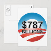 787億ドル ポストカード (正面/裏面)