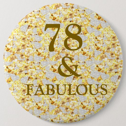 78th Birthday  缶バッジ (正面)