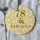 78th Birthday  缶バッジ (インサイチュ)