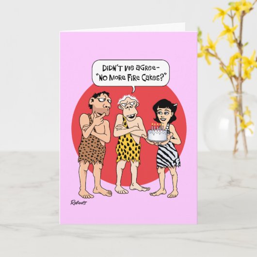 79おもしろい誕生日 カード (黄色い花)