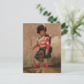 79人目のハイランド人の兵士がショバムで ポストカード (スタンド正面)