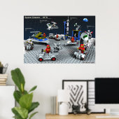 79年のレンガの玩具が3Dで再現 ポスター (ホームオフィス)