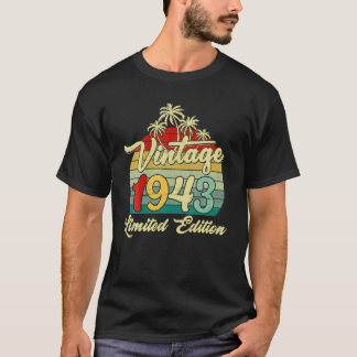 79歳のヴィンテージ1943年の誕生日パーティーの男性 Tシャツ