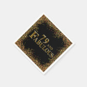 79歳の誕生日 スタンダードカクテルナプキン (角)